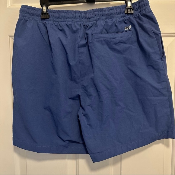 Vineyard Vines Swim Trunks Blue Performance Shorts Size Large - Picture 2 of 8